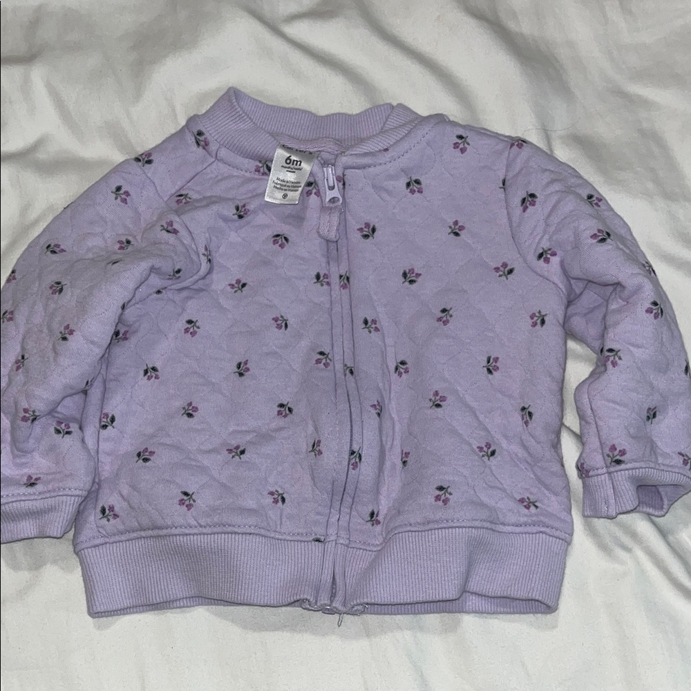 Carter's Lavender Quilted Kids Hoodie